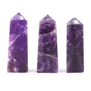 Edelsteinobelisk ca. 5 cm – afrikanisch Amethyst