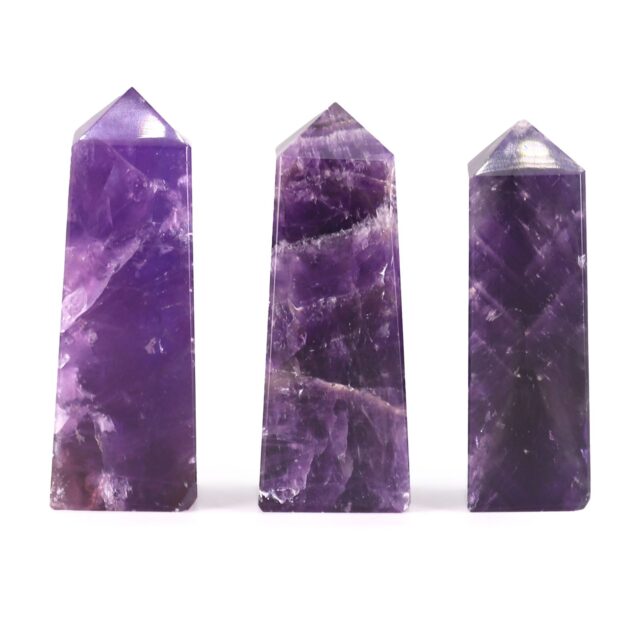 Edelsteinobelisk ca. 5 cm – afrikanisch Amethyst