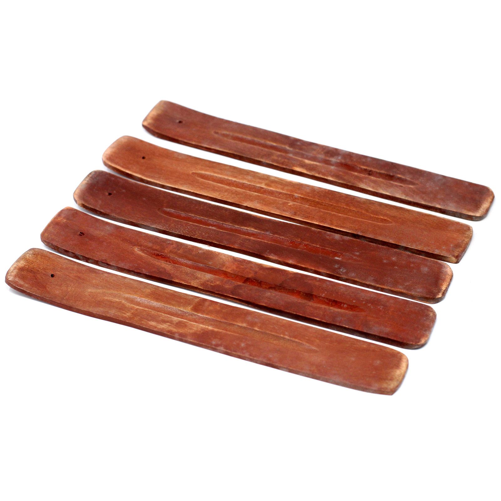 Schlichter Räucherstäbchenhalter aus Mangoholz – Bild 3