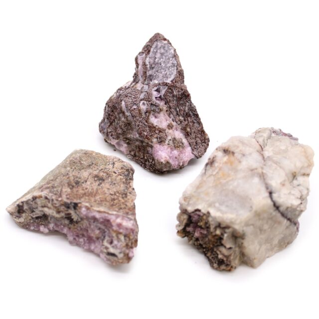 Mineralien-Sammlerstücke – Cobalt Calcit (ca. 25 Stück)