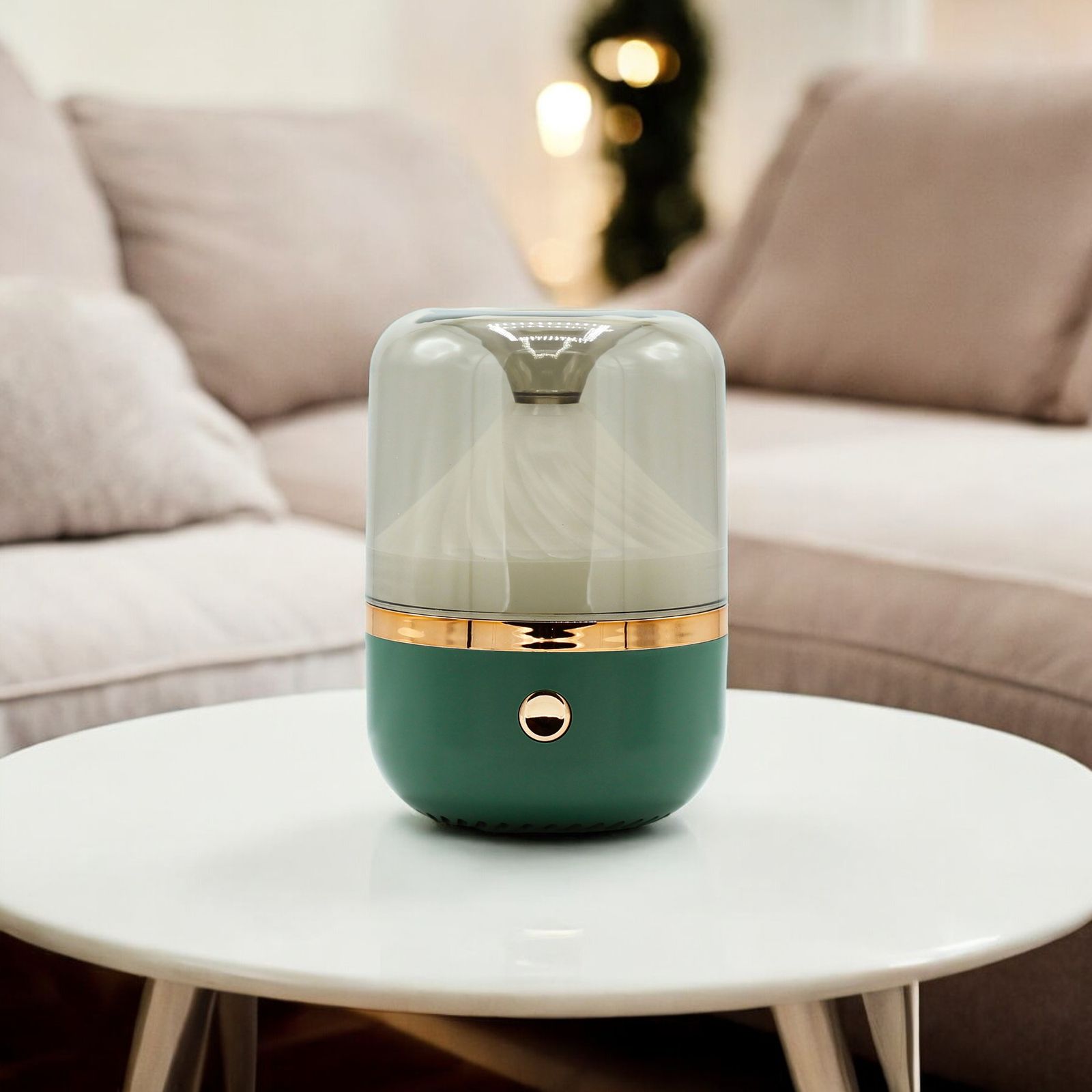 Urban – elektrischer Aroma-Diffuser – Grün & Bronze, USB & Farbwechsel – Bild 3