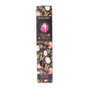 Räucherstäbchen – Banjara Cristal Gemas – Rosenquarz Wild Rose