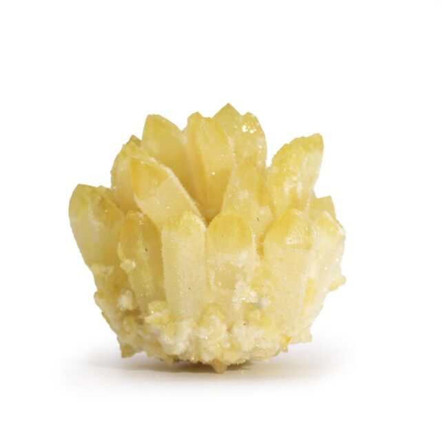 Quarz-Kristallgruppe – Gelb Ghost Quarz (ca. 250-300 g 8 cm)