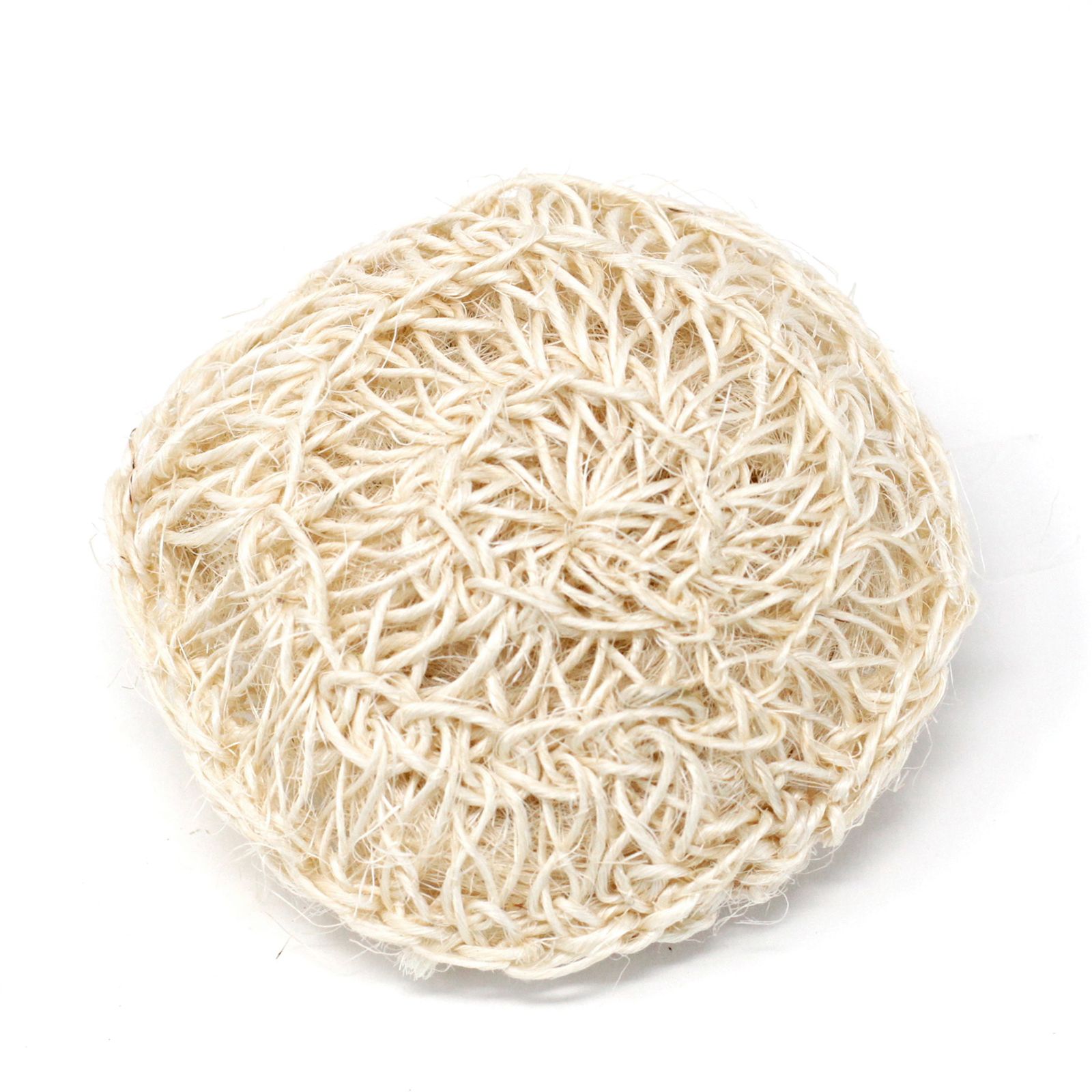 Badezubehör – Sisal Schwamm und Peeling – zart Rund peelend Cushion