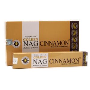 Räucherstäbchen – 15 g Golden Nag – Zimt