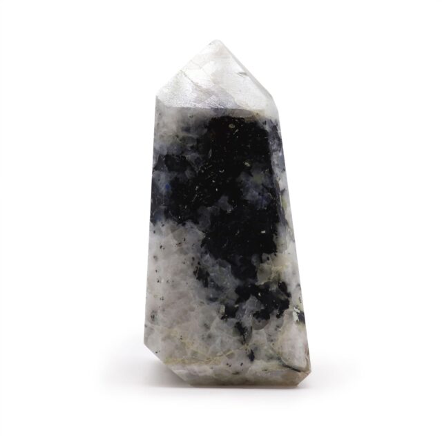 Edelsteinspitzen ca. 6 cm (0,5 kg) – Indischer Mondstein (ca. 8 Stück)
