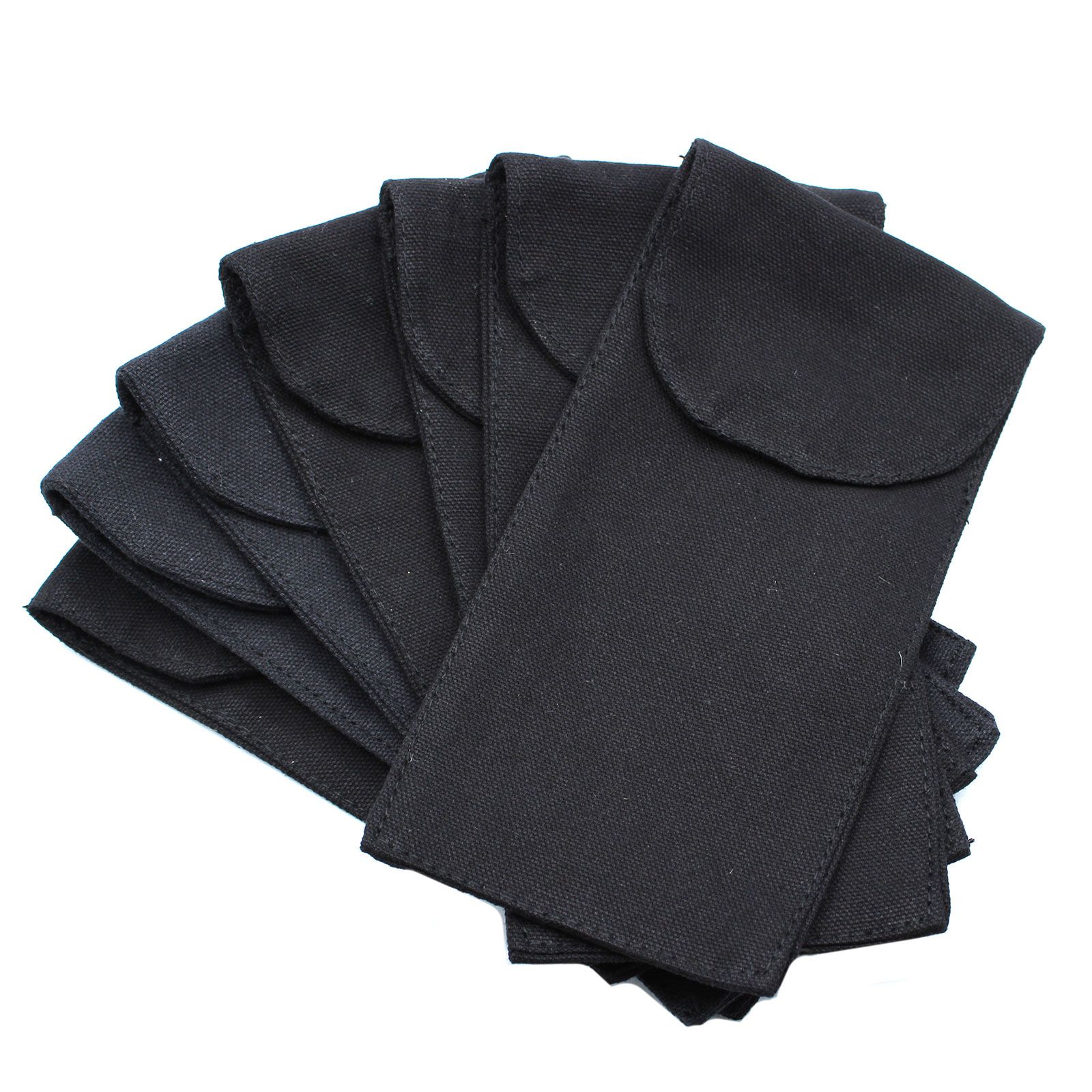 Badezubehör – Baumwolle Pouch für Edelstein Face Rollers 10oz – Schwarz 9x19xm – Bild 2