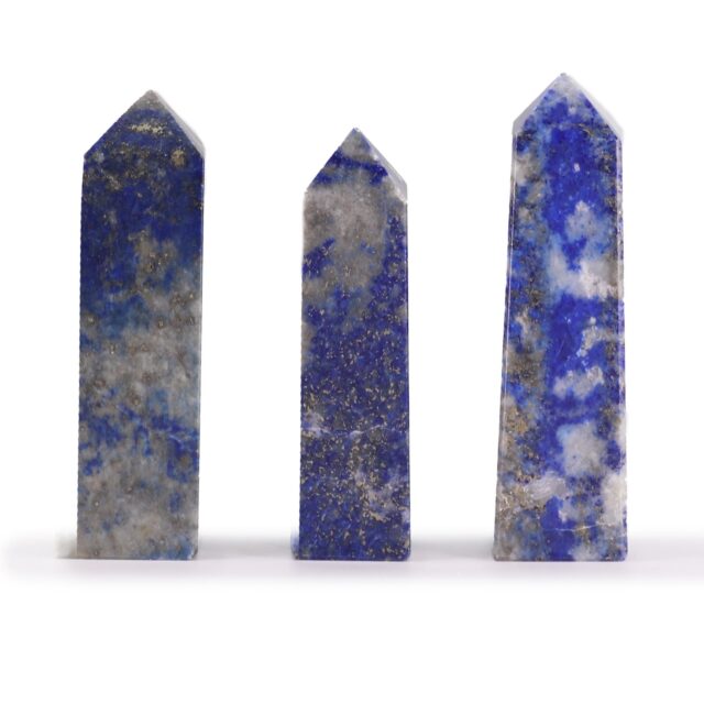 Edelsteinobelisk ca. 5 cm – afghanisch Lapislazuli