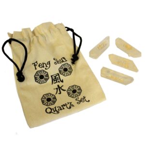 Edelsteinsets – Fengshui Quatra-Set Natur Quartz