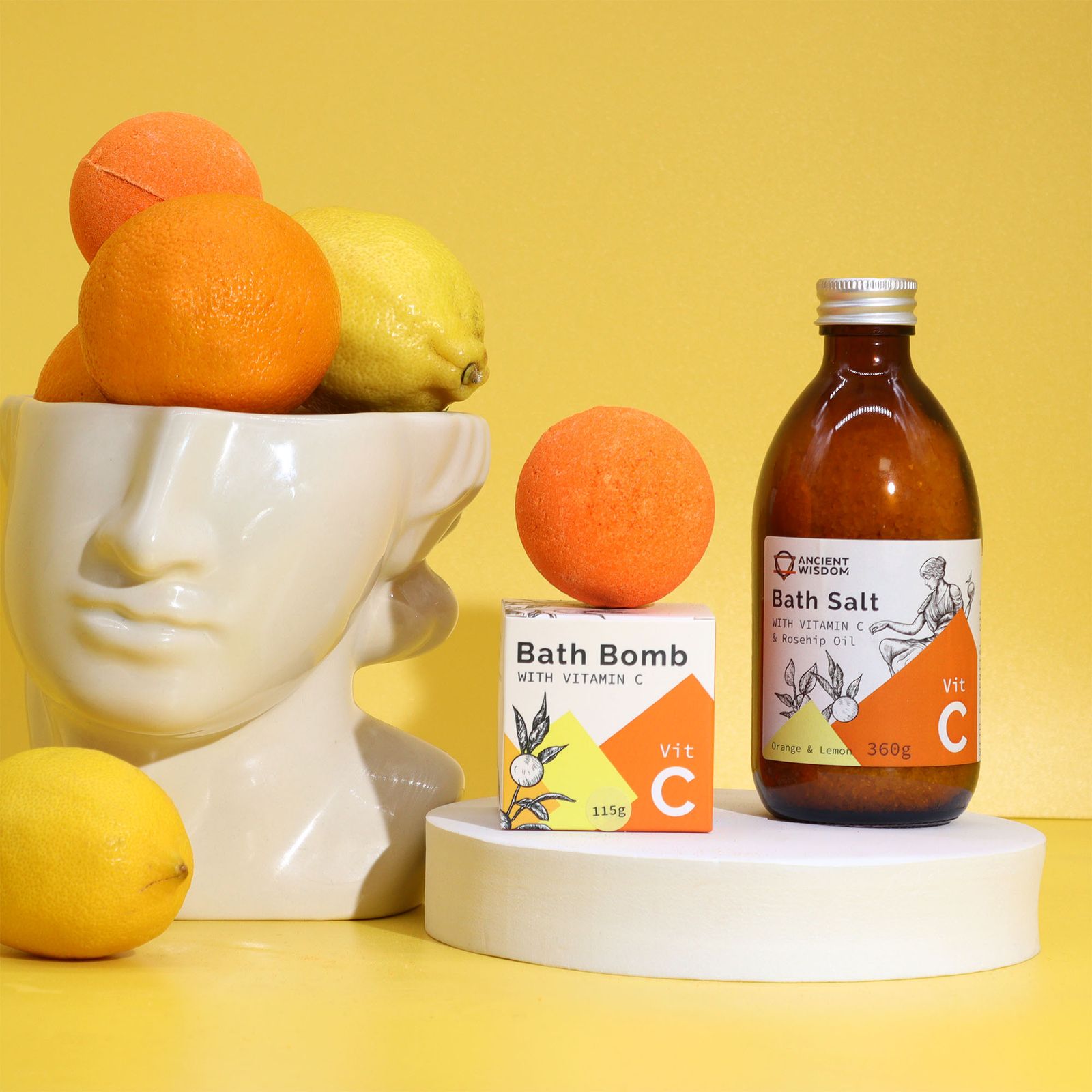 Körperpflege – Vitamin C Infused Badekugel mit Essential Oils – Bild 3