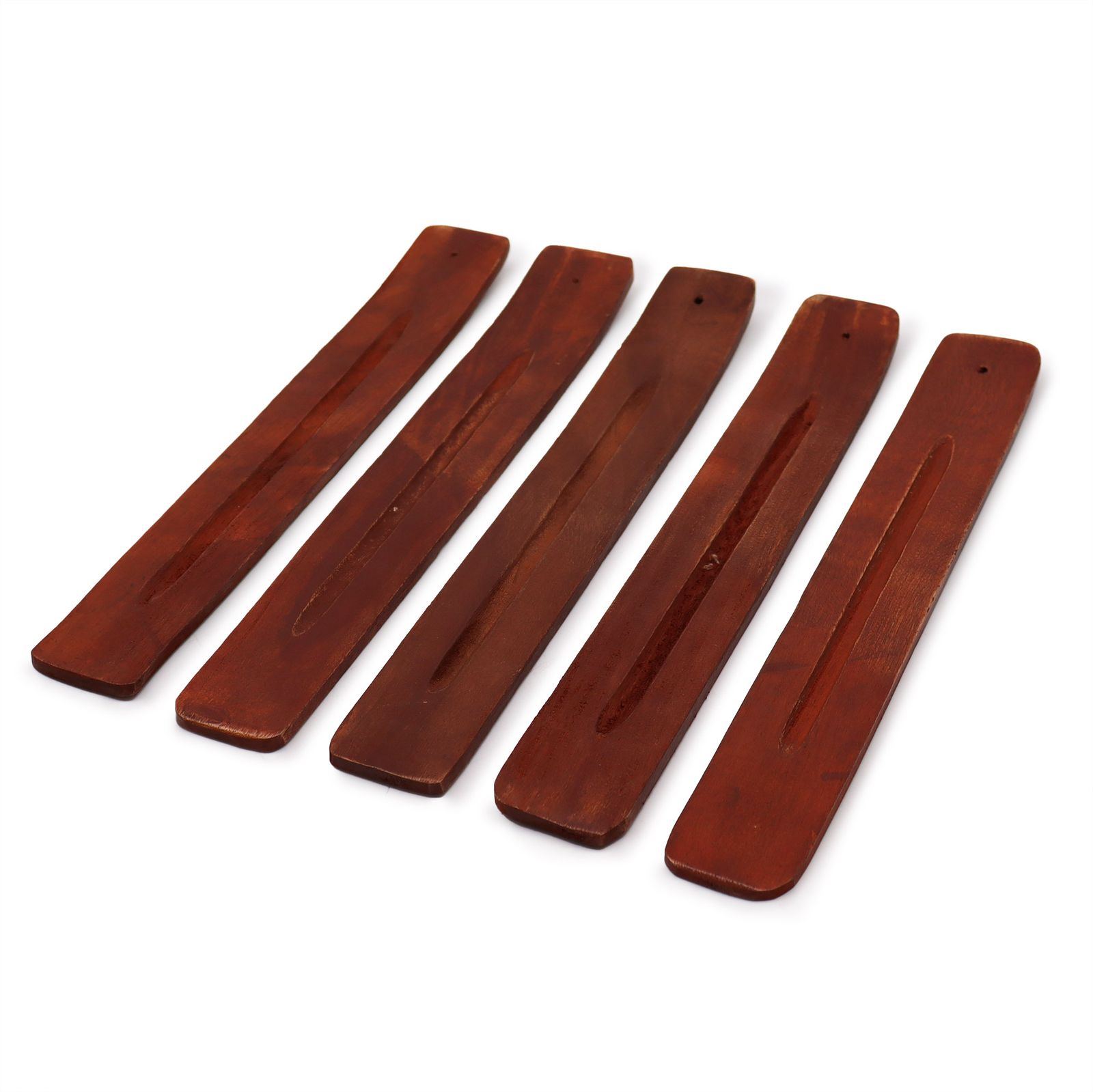 Schlichter Räucherstäbchenhalter aus Mangoholz