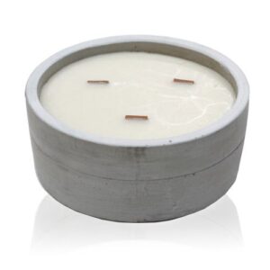 Sojawachskerze – Groß Beton Sojakerze – Patschuli & Dark Amber