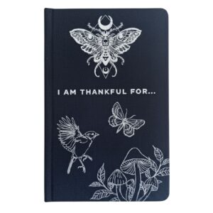 Dankbarkeitstagebuch – „I am Thankful For“ – schwarz, 120 Seiten