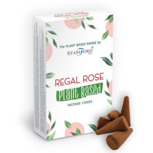 Räucherkegel – auf Pflanzenbasis – Regal Rose