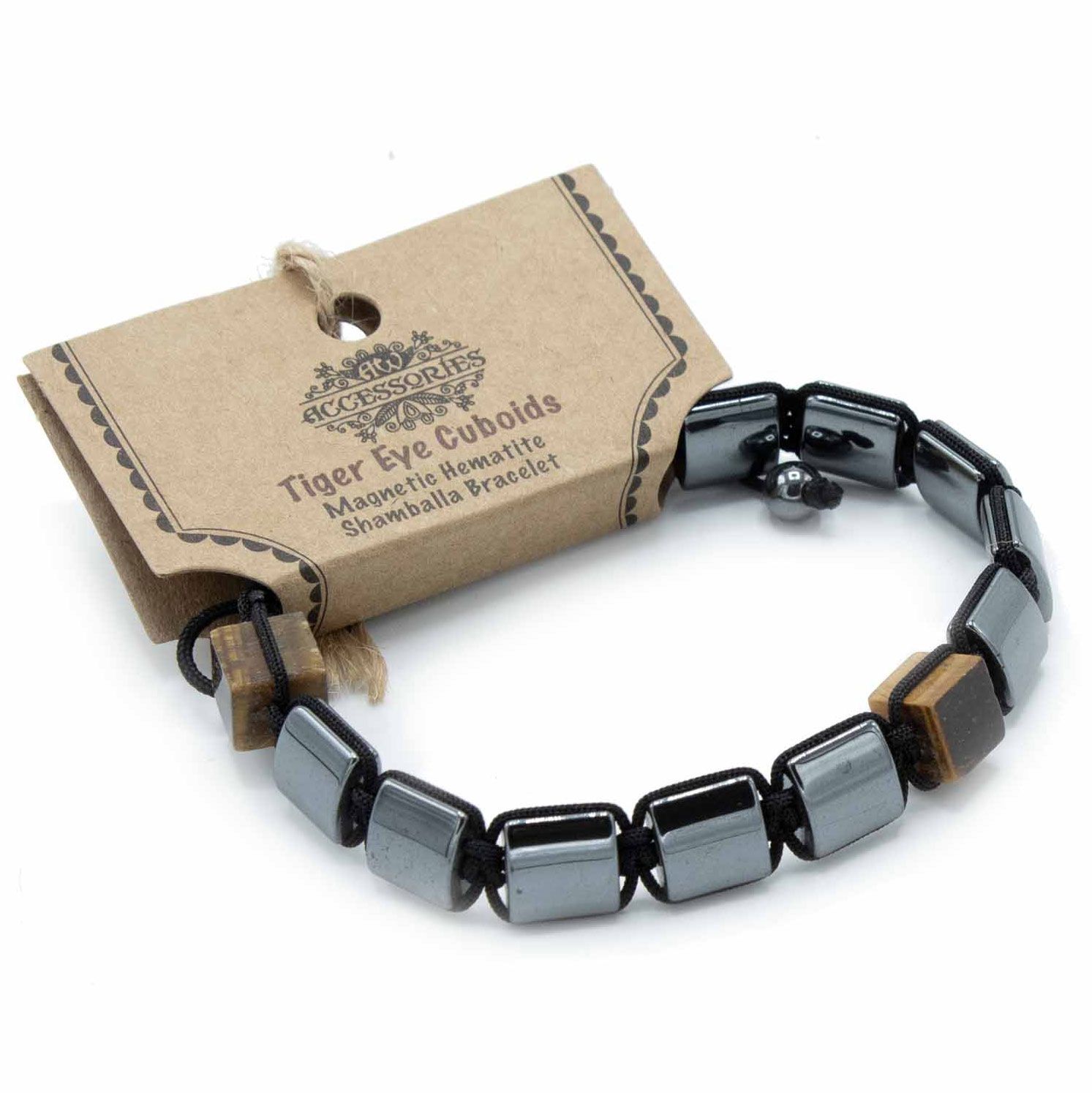 Armband – Tigerauge Cuboids