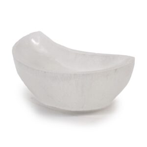 Mondschale aus Selenit – 10 cm