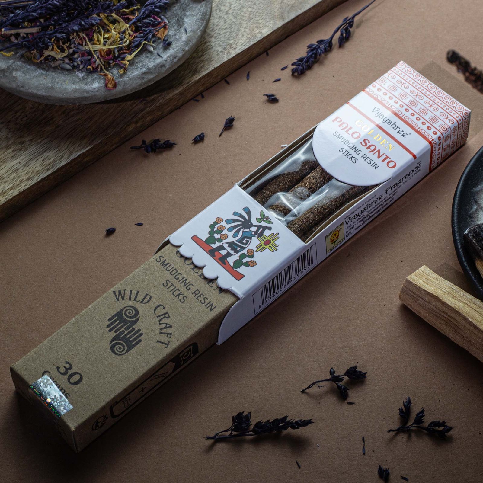 Räucherbündel – 30 g Golden Palo Santo Smudging Harz (6s) – Bild 4