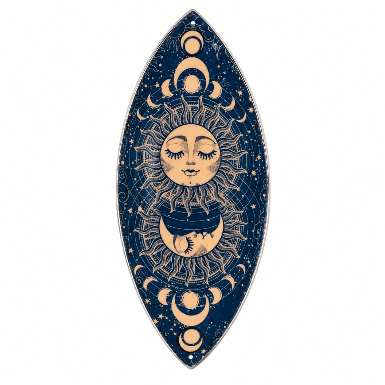 Räucherhalter – Emaille Schale – Aluminium – Rosa Sonne & Mond