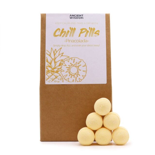Badekugeln „Chill Pills“ – Piña Colada, 350 g