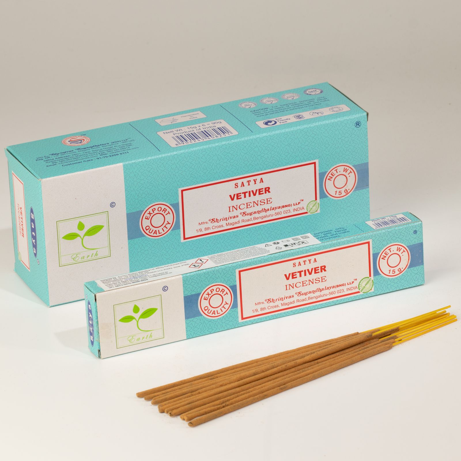 Räucherstäbchen – Satya 15 g – Vetiver – Bild 3
