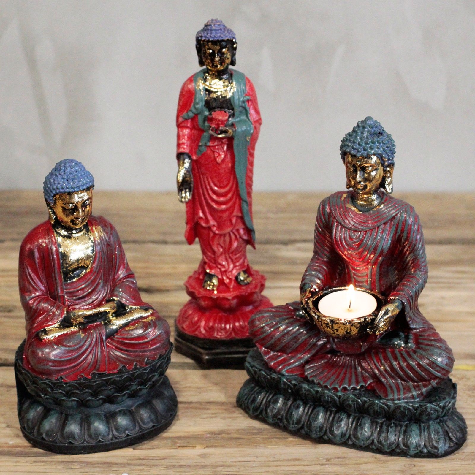 Räucherhalter – Antik Buddha – Devotee – Bild 4