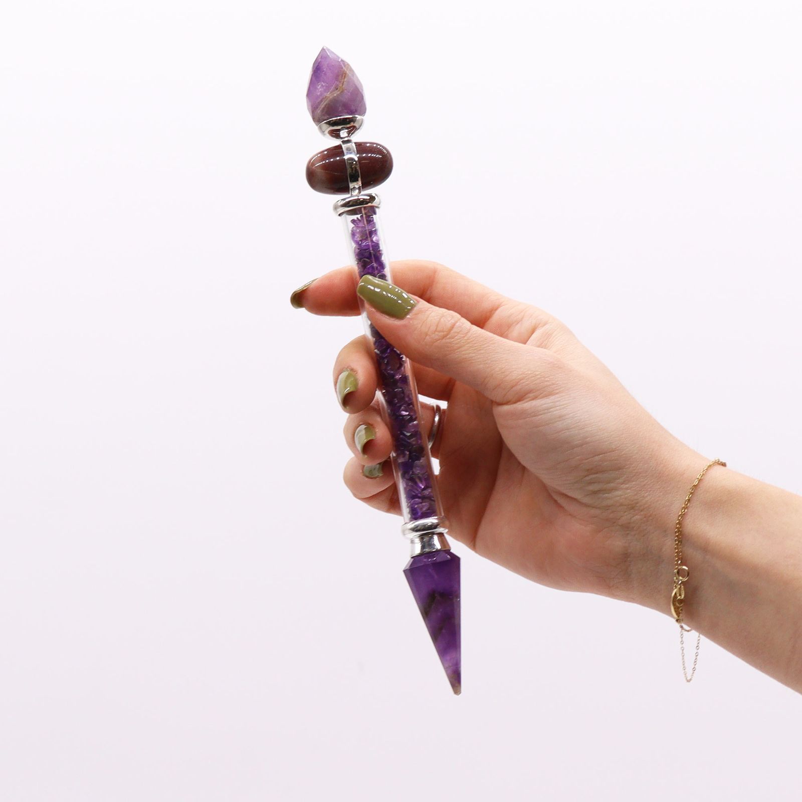 Shiva-Lingam-Zauberstab – Amethyst – Erfolg – Bild 2