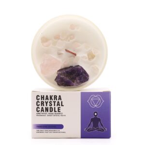 Chakra-Kristallkerzen – Stirnchakra