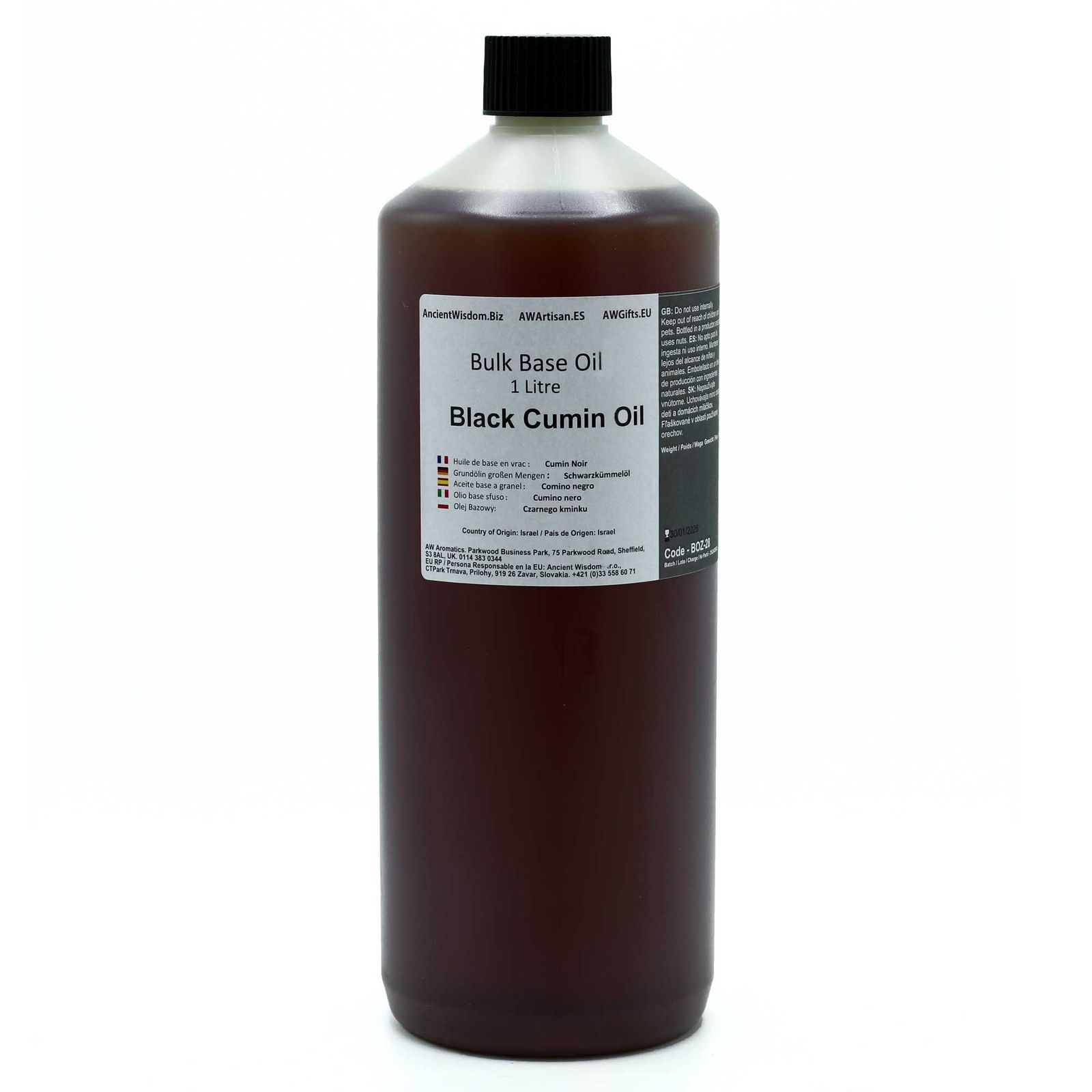 Basisöl – Schwarzkümmel 1 Liter
