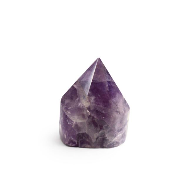 Edelsteinspitzen mit polierter Spitze – Amethyst A-Qualität (ca. 5-6 Stück)