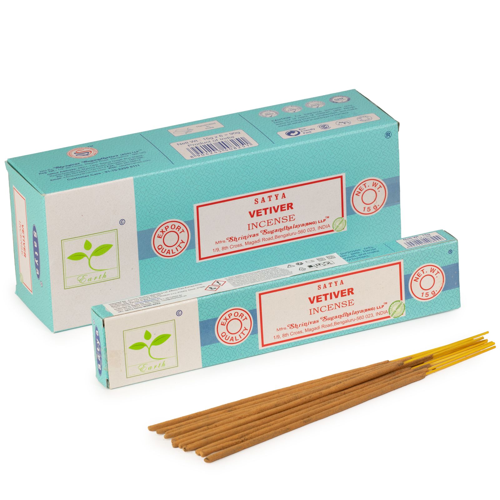 Räucherstäbchen – Satya 15 g – Vetiver – Bild 2