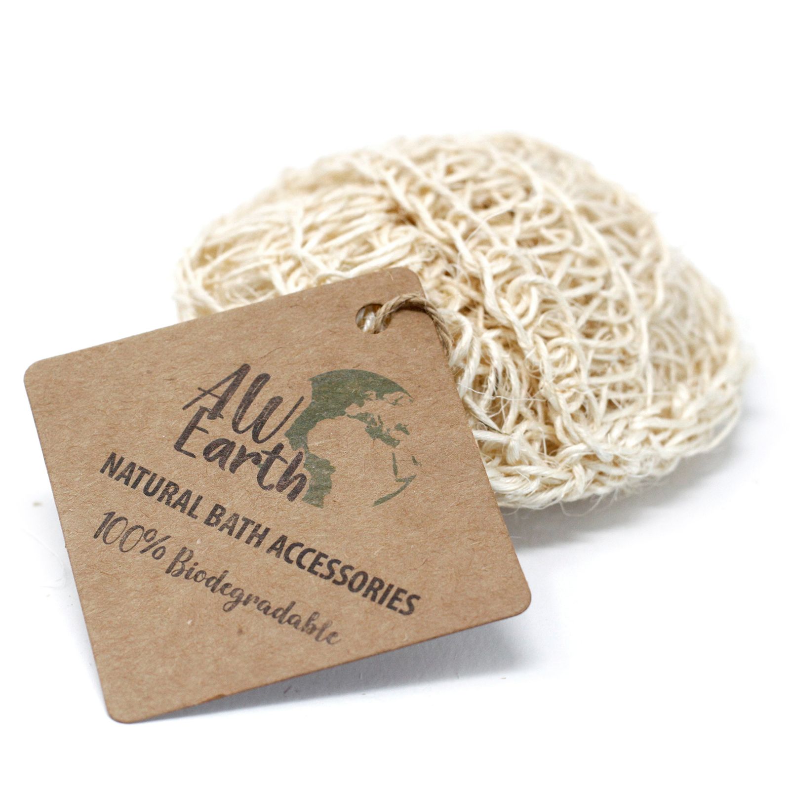 Badezubehör – Sisal Schwamm und Peeling – zart Rund peelend Cushion – Bild 2