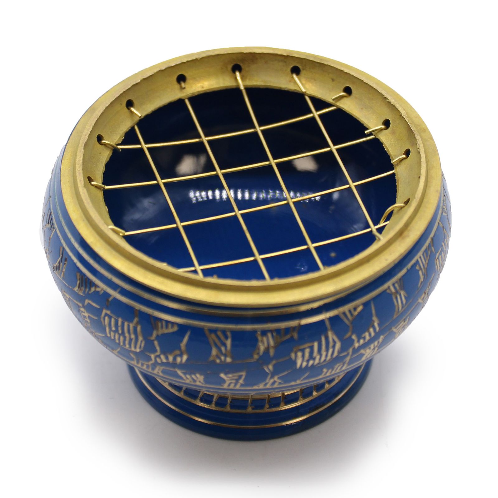 Räucherhalter – Chakra Hoch Aktivkohle Glas – Third Auge – Bild 2