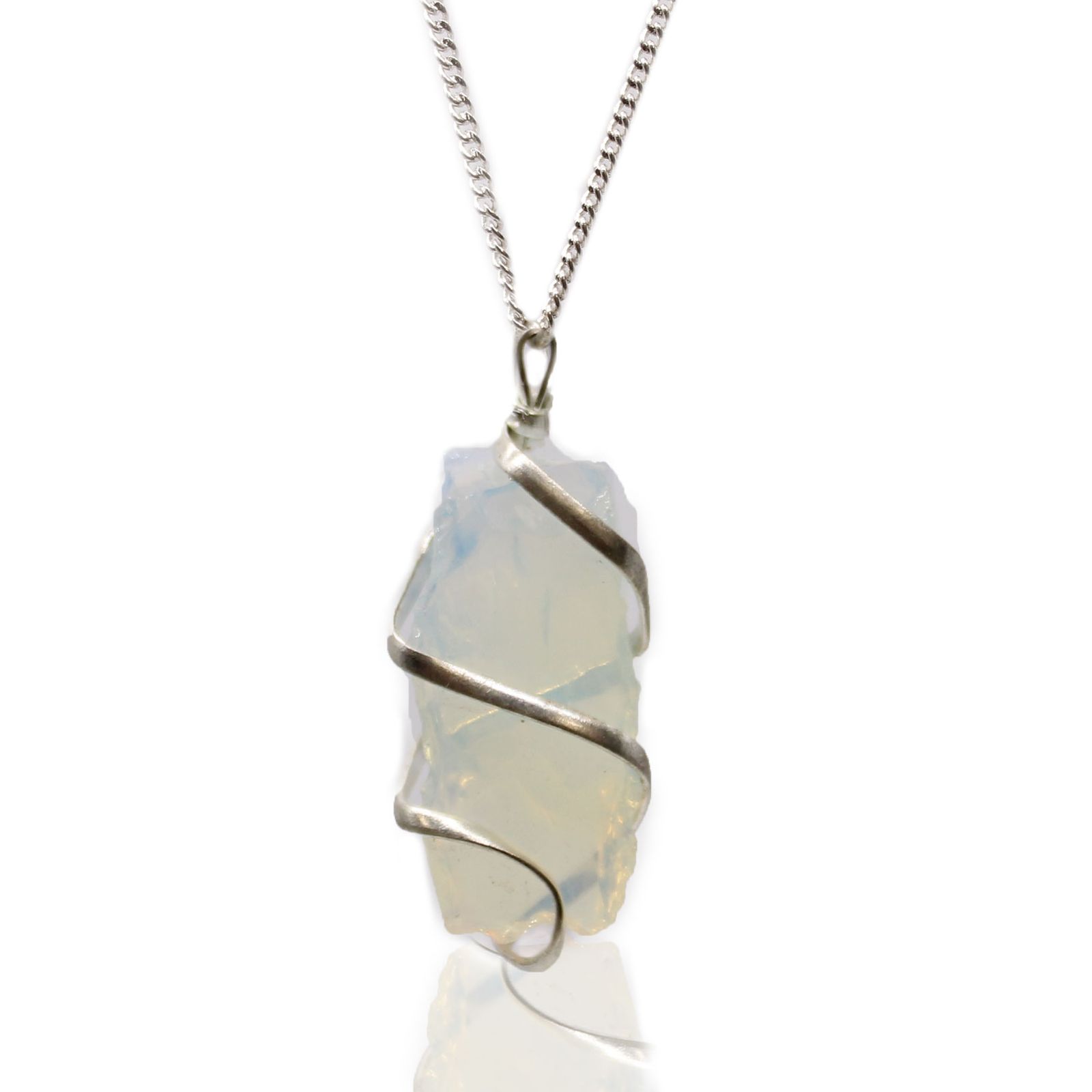 Halskette – Rough Opalite