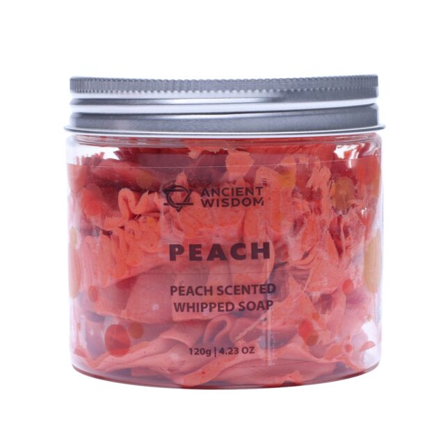 Aufgeschlagene Seife – Pfirsich, 120 g