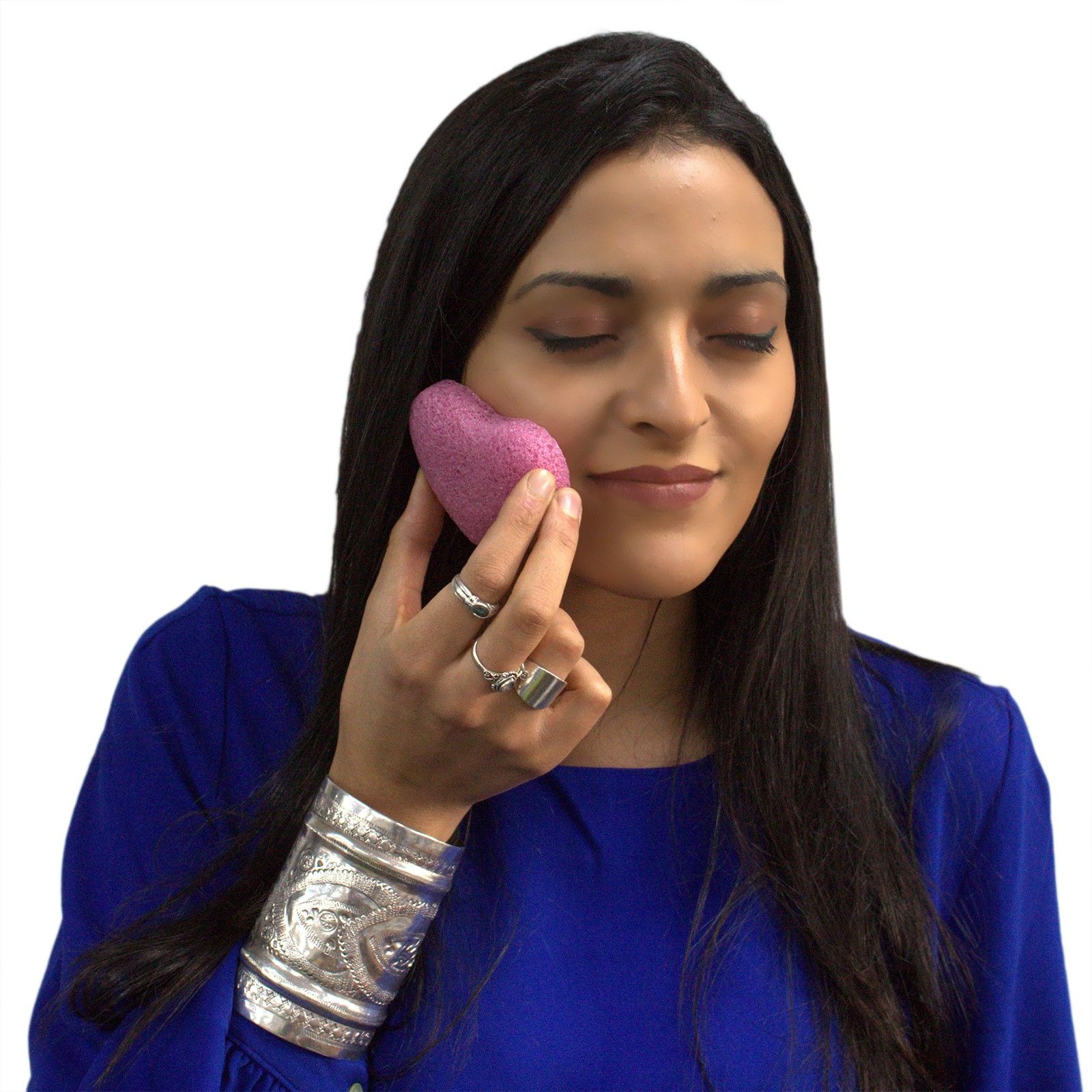 Konjac-Gesichtsschwamm – Herz – Lavendel – Bild 6
