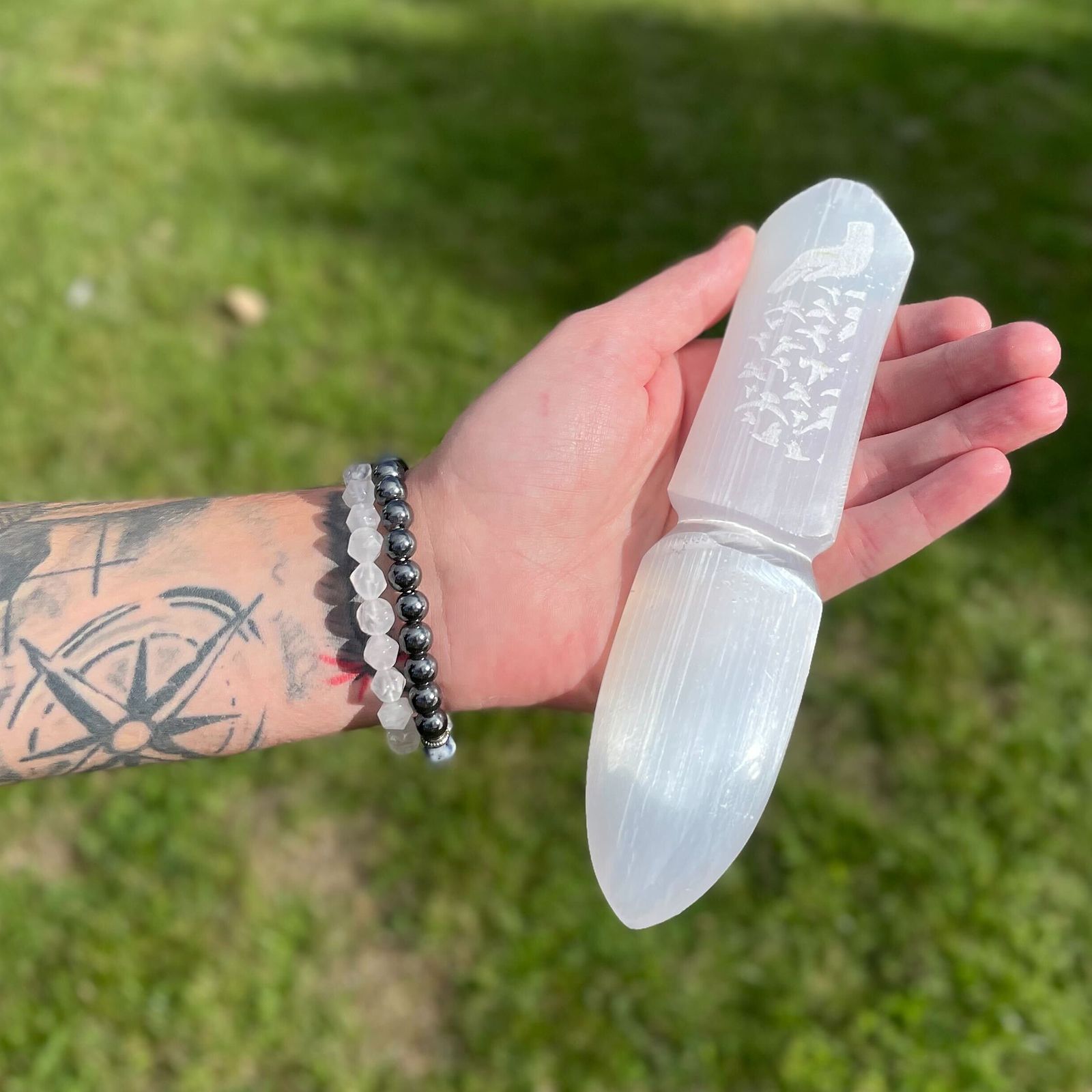 Ritualmesser aus Selenit – Releasing Bonds – Bild 5