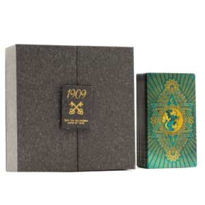 Tarot-Geschenkset mit Gold – und Türkisfolie