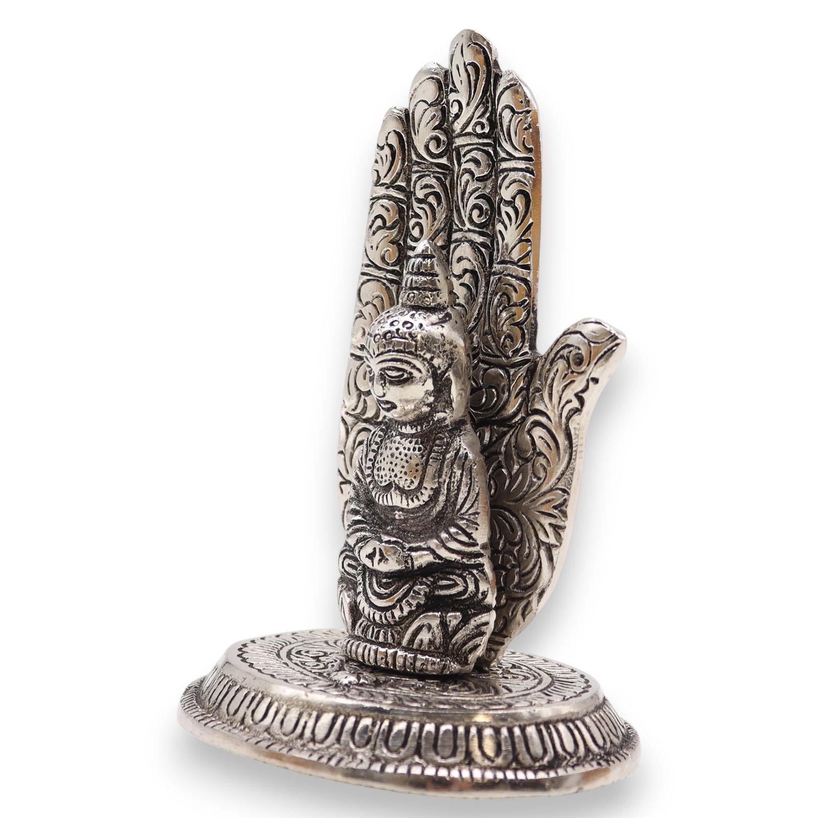 Räucherhalter – Hand Buddha 13x9 cm – Bild 5