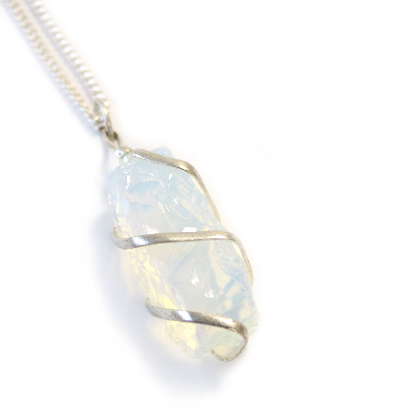 Halskette – Rough Opalite – Bild 2