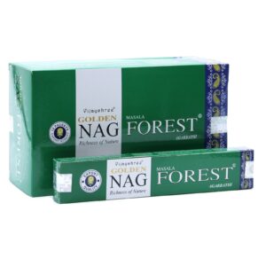 Räucherstäbchen – 15 g Golden Nag – Wald