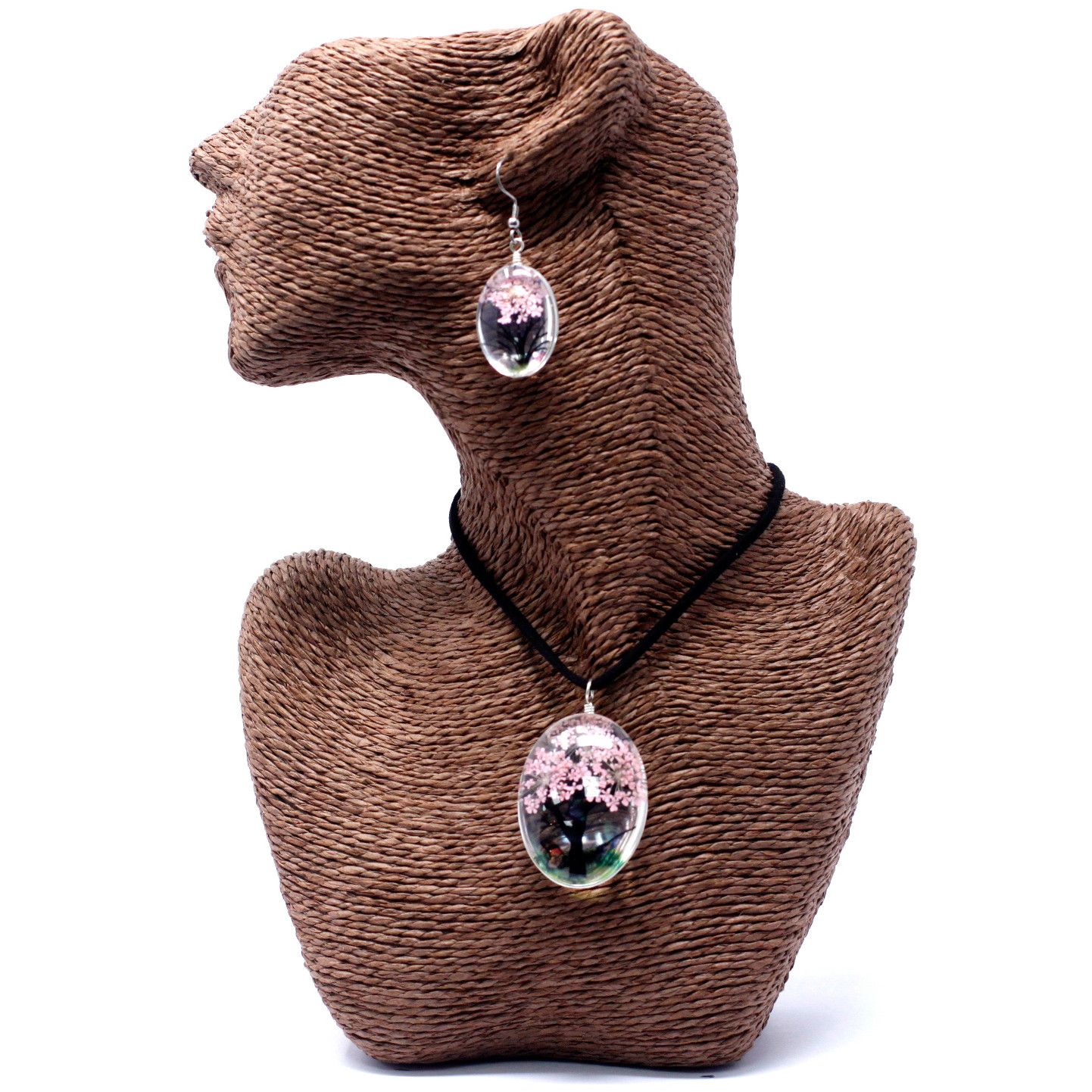 Schmuckset – Lebensbaum Set – Rosa – Bild 4