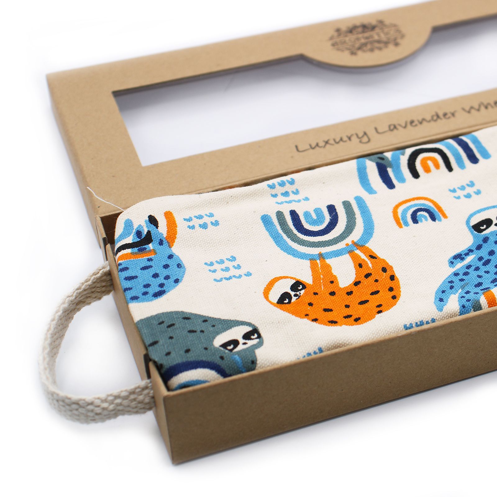 Massage-Accessoire – Lavendel-Weizenkissen in Geschenkbox – Blau Viper – Bild 5