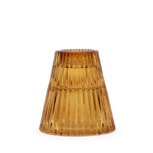 Kerzenhalter – Set mit 2 Flip Stabkerze Kerze / Teelicht Halter – Antik Amber