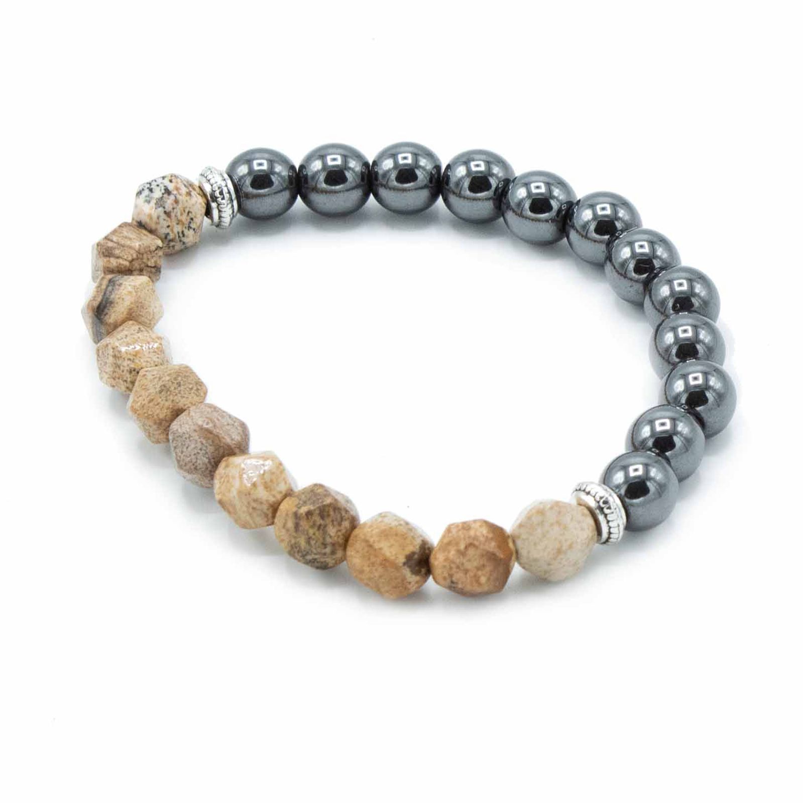 Armband – Magnetic Picture Jasper – Bild 2