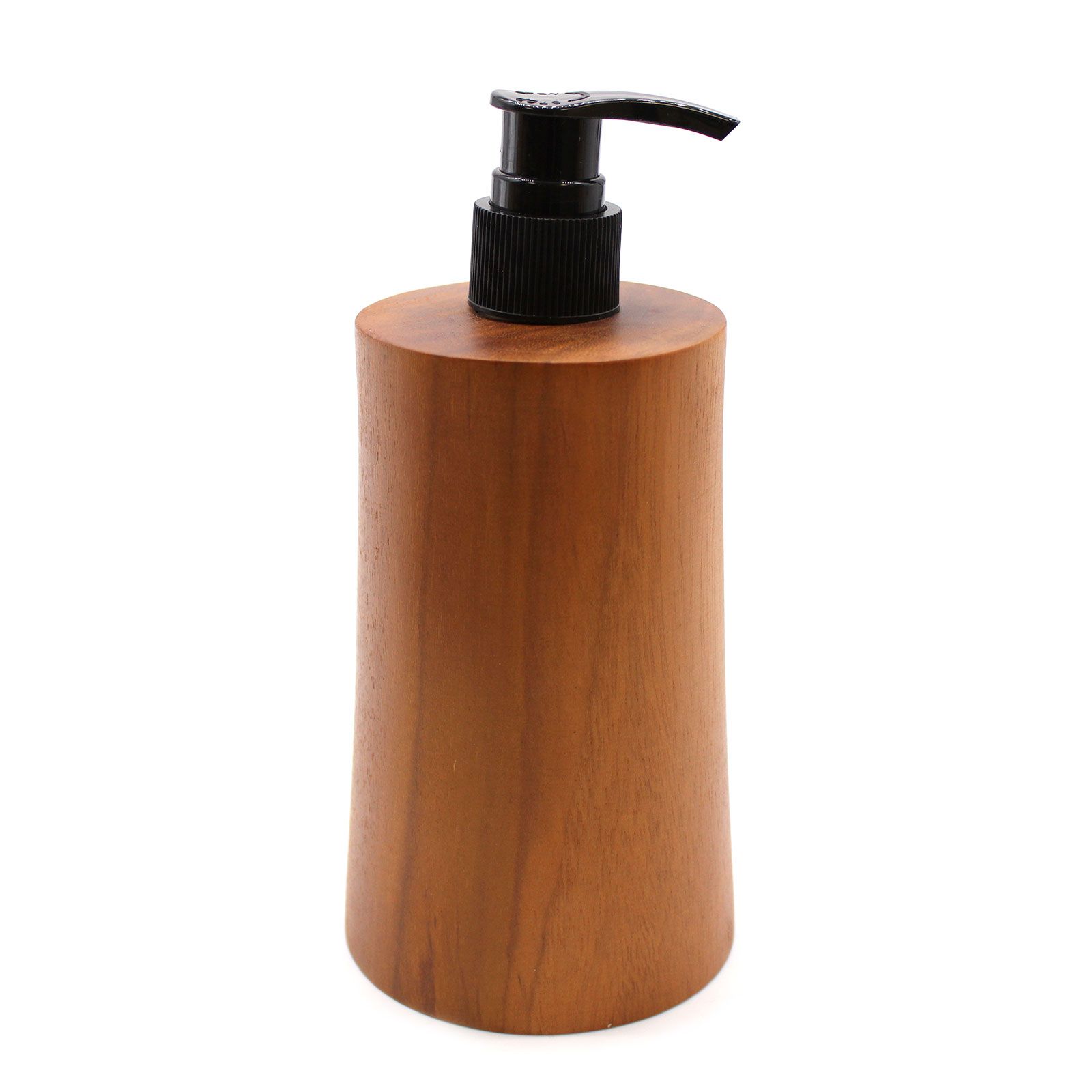 Seifenzubehör – Natur Teakwood Seifenspender – Taper – Bild 7