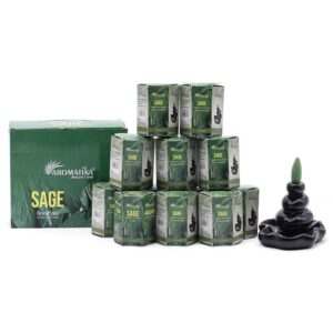 Räucherkegel – Masala Rückfluss Packung mit 10 – Salbei