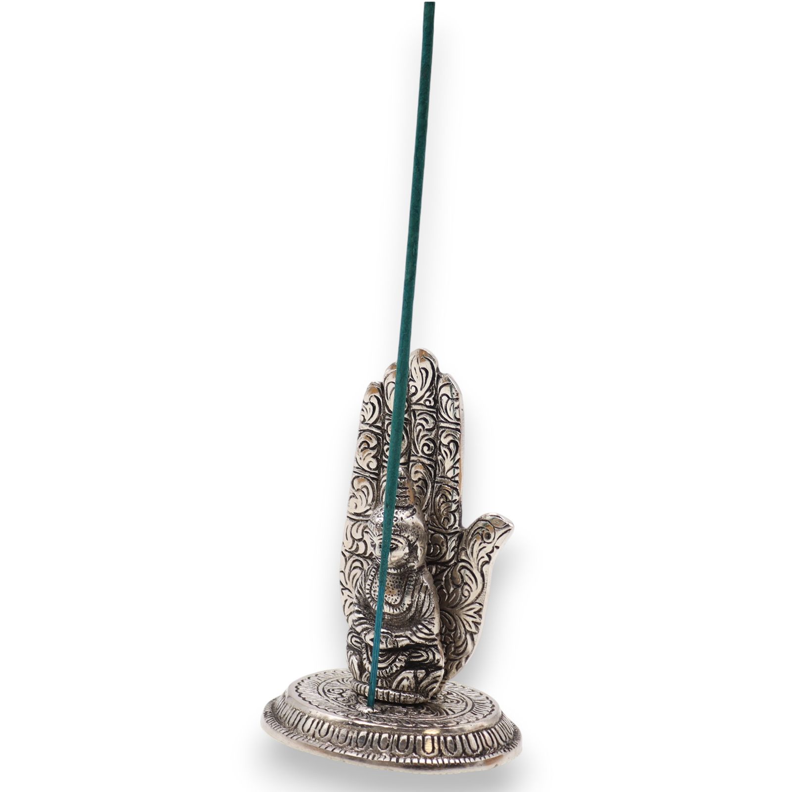 Räucherhalter – Hand Buddha 13x9 cm – Bild 3