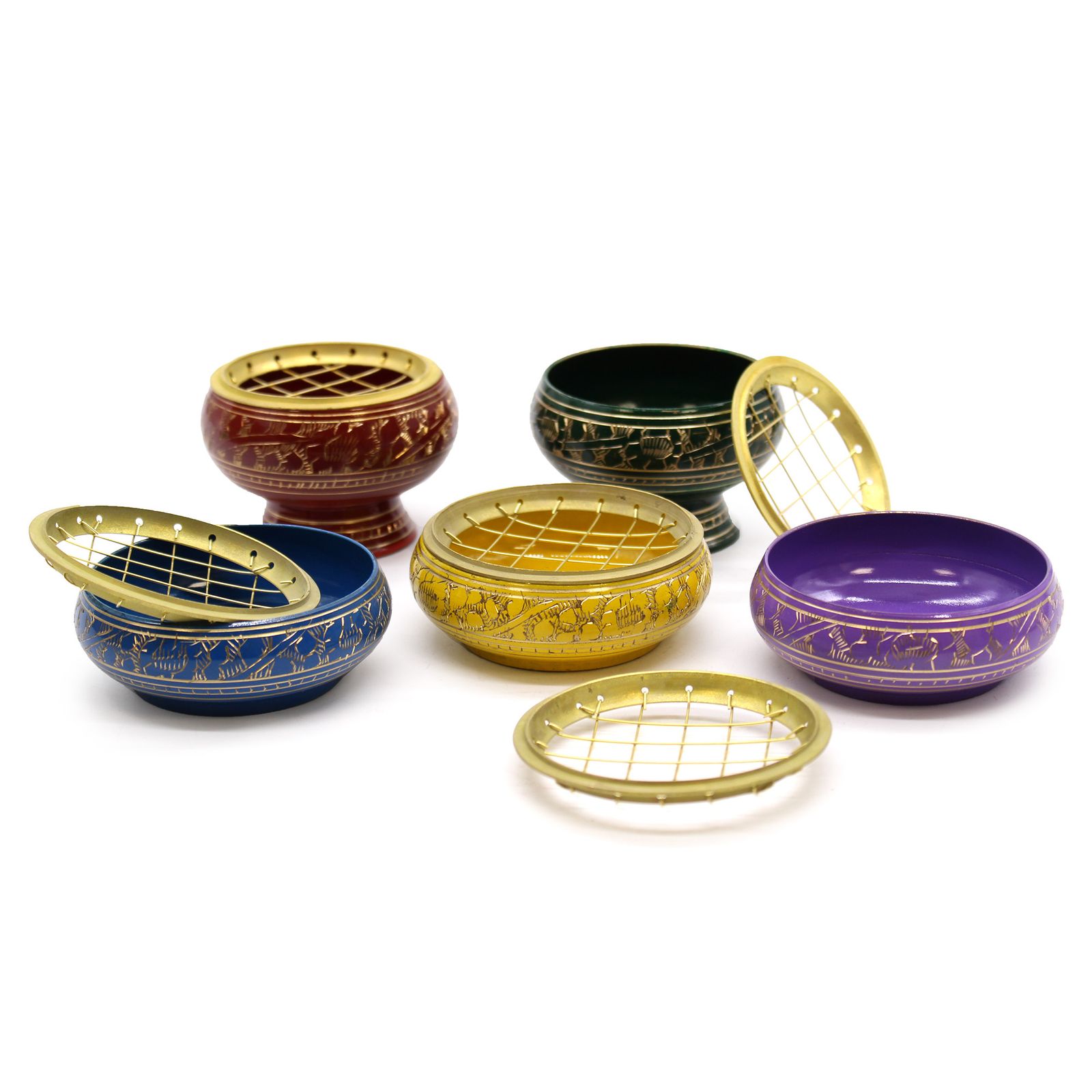 Räucherhalter – Chakra Hoch Aktivkohle Glas – Solar Plexus – Bild 5