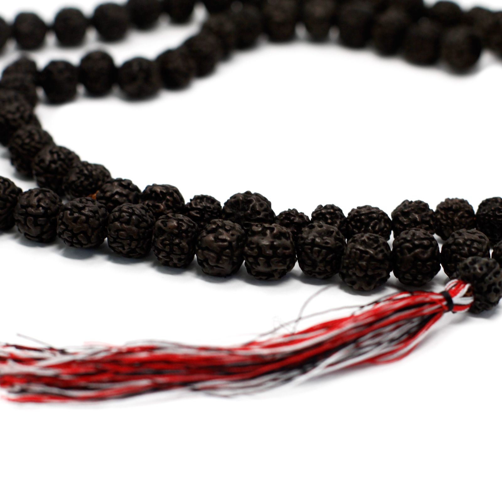108 Rudraksha Mala – Dark – Bild 2