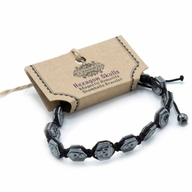 Armband – Hexagon Skulls